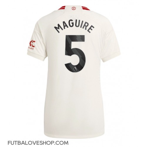 Dres Manchester United Harry Maguire #5 Tretina pre Ženy 2023-24 Krátky Rukáv